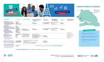 Calendrier Campus France 2021-2022